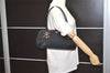 Authentic GUCCI Web Sherry Line Princy Shoulder Bag GG Canvas 161720 Black 5386I