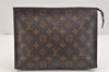 Auth Louis Vuitton Monogram Poche Toilette 26 Cosmetics Pouch Old Model LV 5386K