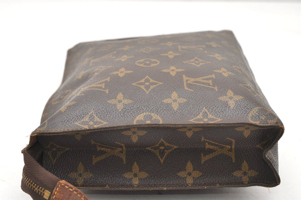 Auth Louis Vuitton Monogram Poche Toilette 26 Cosmetics Pouch Old Model LV 5386K
