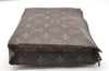 Auth Louis Vuitton Monogram Poche Toilette 26 Cosmetics Pouch Old Model LV 5386K