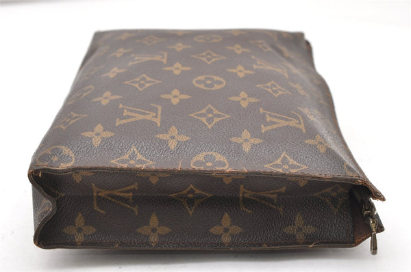 Auth Louis Vuitton Monogram Poche Toilette 26 Cosmetics Pouch Old Model LV 5386K