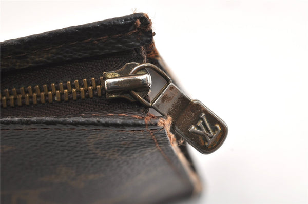 Auth Louis Vuitton Monogram Poche Toilette 26 Cosmetics Pouch Old Model LV 5386K
