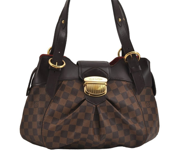 Authentic Louis Vuitton Damier Sistina PM Shoulder Hand Bag N41542 LV 5387J