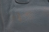 Authentic PRADA Vintage Leather Nappa 2Way Shoulder Hand Tote Bag Blue 5388J