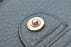 Authentic PRADA Vintage Leather Nappa 2Way Shoulder Hand Tote Bag Blue 5388J