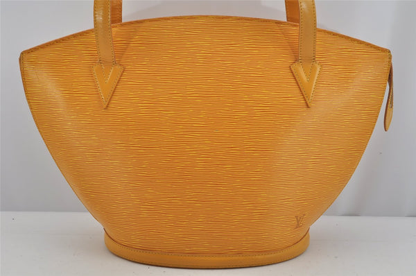 Auth Louis Vuitton Epi Saint Jacques Shopping Shoulder Bag M52269 Yellow 5389J