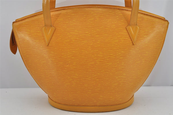 Auth Louis Vuitton Epi Saint Jacques Shopping Shoulder Bag M52269 Yellow 5389J