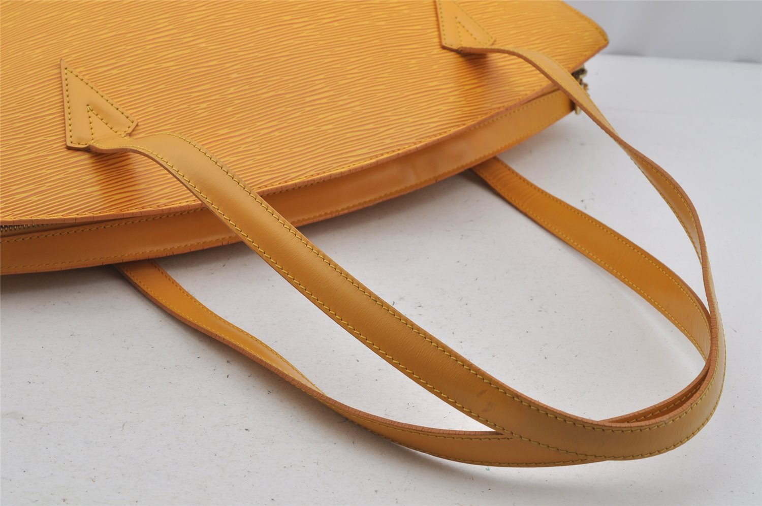 Auth Louis Vuitton Epi Saint Jacques Shopping Shoulder Bag M52269 Yellow 5389J