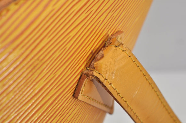 Auth Louis Vuitton Epi Saint Jacques Shopping Shoulder Bag M52269 Yellow 5389J