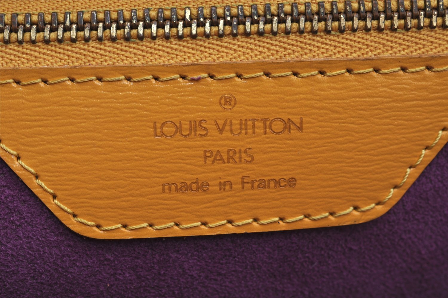 Auth Louis Vuitton Epi Saint Jacques Shopping Shoulder Bag M52269 Yellow 5389J