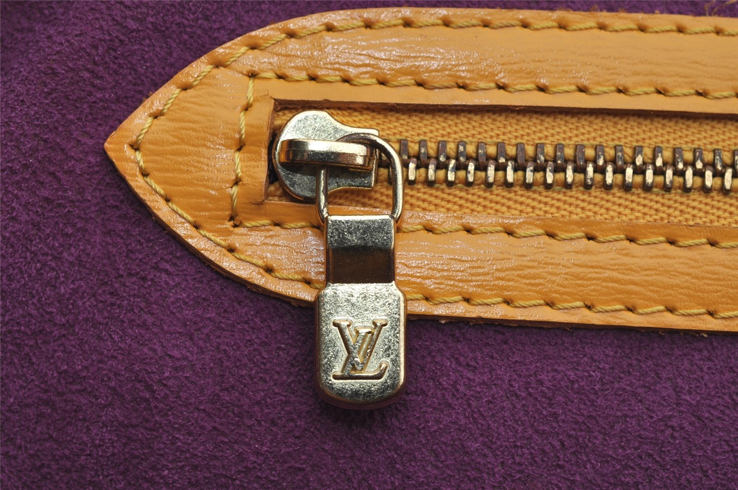 Auth Louis Vuitton Epi Saint Jacques Shopping Shoulder Bag M52269 Yellow 5389J