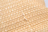 Authentic CHANEL Vintage Tote Bag CoCo Mark Raffia Leather Beige 5389K
