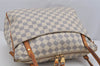 Authentic Louis Vuitton Damier Azur Figheri PM Shoulder Tote Bag N41176 LV 5390J
