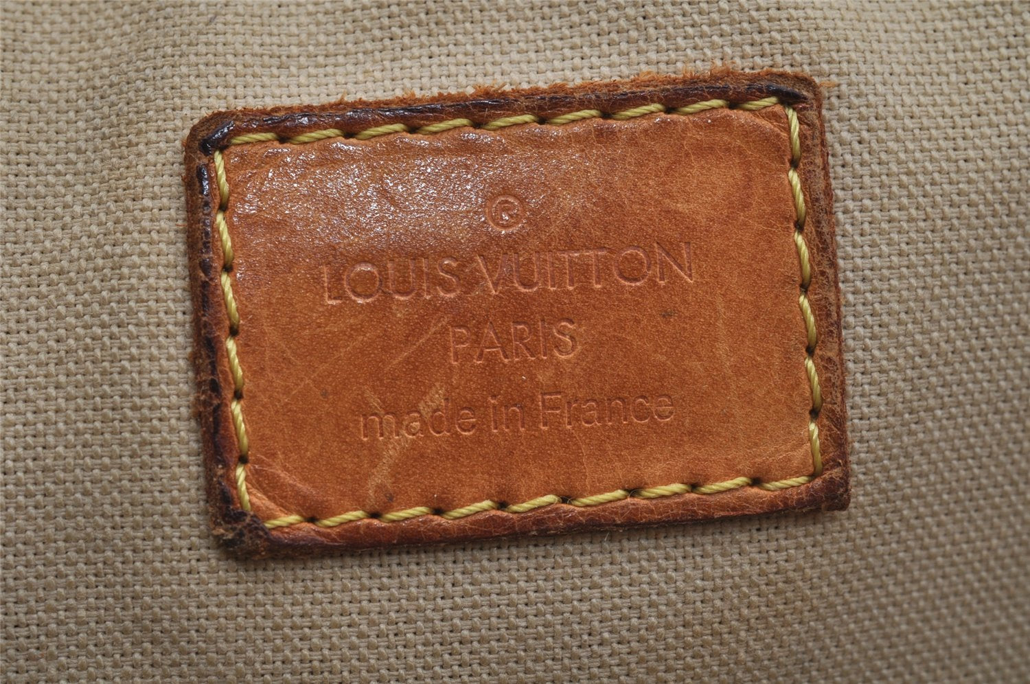 Authentic Louis Vuitton Damier Azur Figheri PM Shoulder Tote Bag N41176 LV 5390J