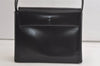 Authentic GIVENCHY Vintage Leather Shoulder Hand Bag Purse Black 5390K