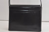 Authentic GIVENCHY Vintage Leather Shoulder Hand Bag Purse Black 5390K