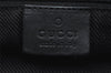 Authentic GUCCI Shoulder Hand Tote Bag GG Canvas Leather 0021099 Black 5391I