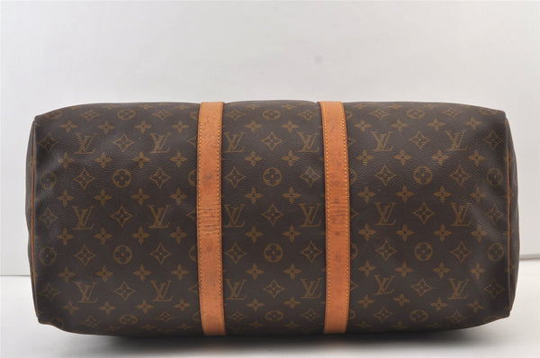 Authentic Louis Vuitton Monogram Keepall 50 Travel Boston Bag M41426 LV 5391J