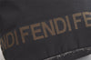 Authentic FENDI Vintage Nylon Leather Tote Hand Bag Black Junk 5392K