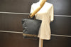 Authentic FENDI Vintage Nylon Leather Tote Hand Bag Black Junk 5392K