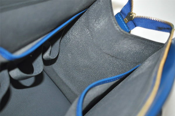 Authentic Louis Vuitton Epi Riviera Hand Bag Blue M48185 LV 5393I