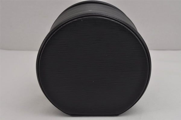 Authentic Louis Vuitton Epi Cannes Cosmetic Hand Bag Purse Black M48032 LV 5393J