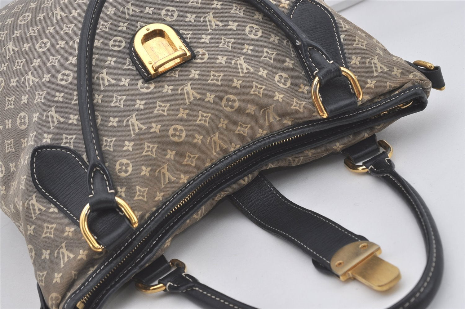 Authentic Louis Vuitton Monogram Idylle Elegie 2Way Tote Bag M56697 Blue 5394I