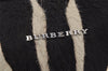 Authentic BURBERRY Unborn Calf Leather 2Way Briefcase Business Bag Black 5394J