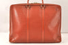 Authentic Louis Vuitton Epi Porte Documents Voyage Briefcase M54473 Brown 5394K
