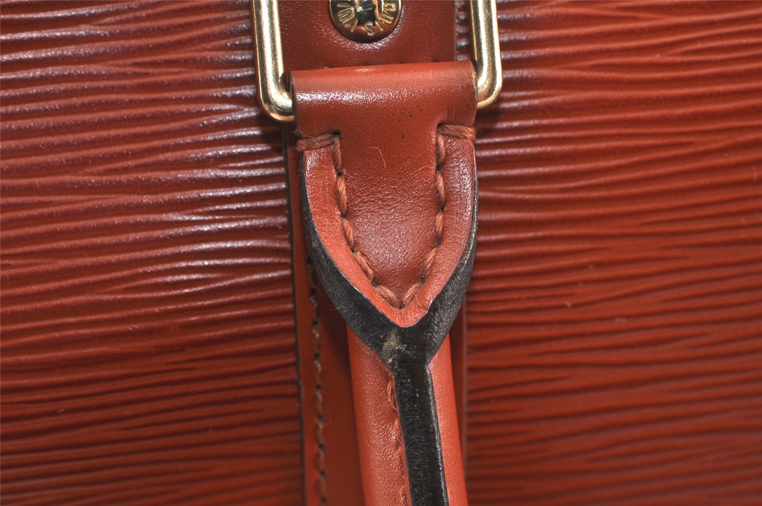 Authentic Louis Vuitton Epi Porte Documents Voyage Briefcase M54473 Brown 5394K