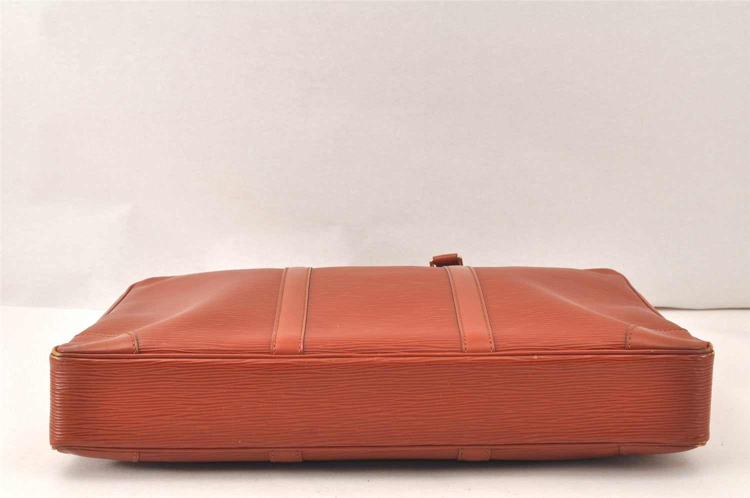 Authentic Louis Vuitton Epi Porte Documents Voyage Briefcase M54473 Brown 5394K