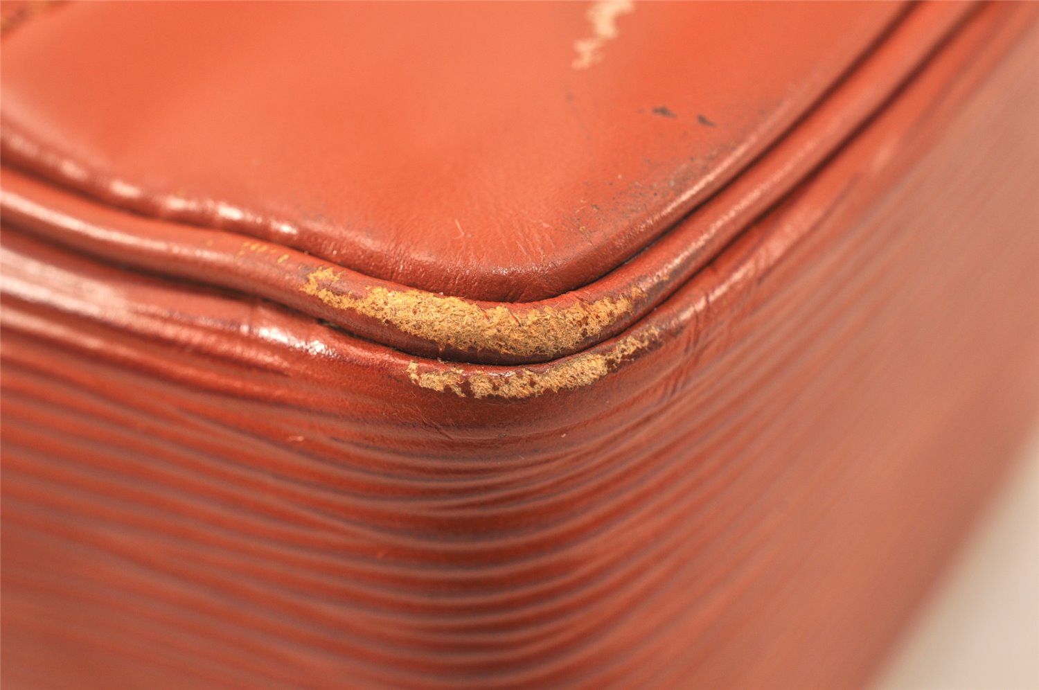 Authentic Louis Vuitton Epi Porte Documents Voyage Briefcase M54473 Brown 5394K