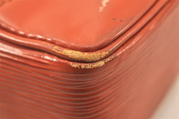 Authentic Louis Vuitton Epi Porte Documents Voyage Briefcase M54473 Brown 5394K