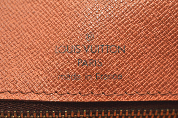 Authentic Louis Vuitton Epi Porte Documents Voyage Briefcase M54473 Brown 5394K