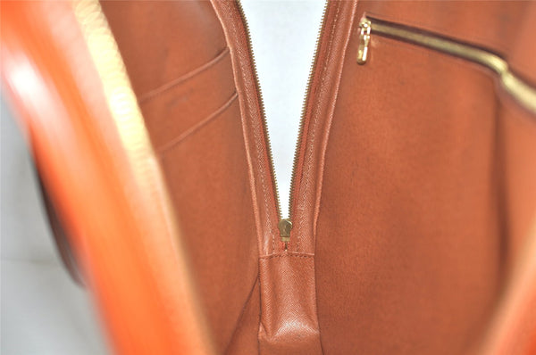 Authentic Louis Vuitton Epi Porte Documents Voyage Briefcase M54473 Brown 5394K