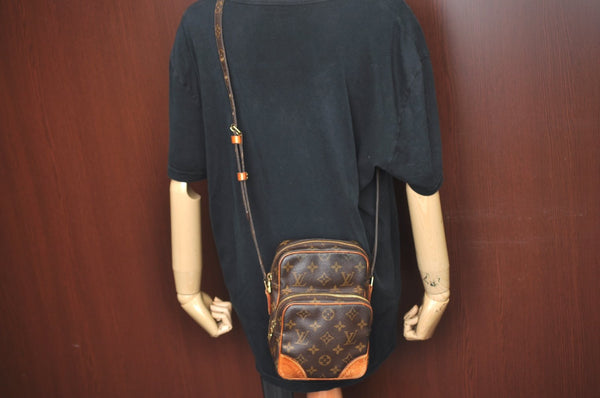 Authentic Louis Vuitton Monogram Amazone Shoulder Cross Body Bag M45236 LV 5395G