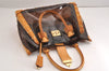 Auth Louis Vuitton Monogram Vinyl Neo Cabas Ambre MM Tote Bag M92504 LV 5395J