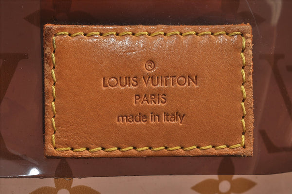 Auth Louis Vuitton Monogram Vinyl Neo Cabas Ambre MM Tote Bag M92504 LV 5395J