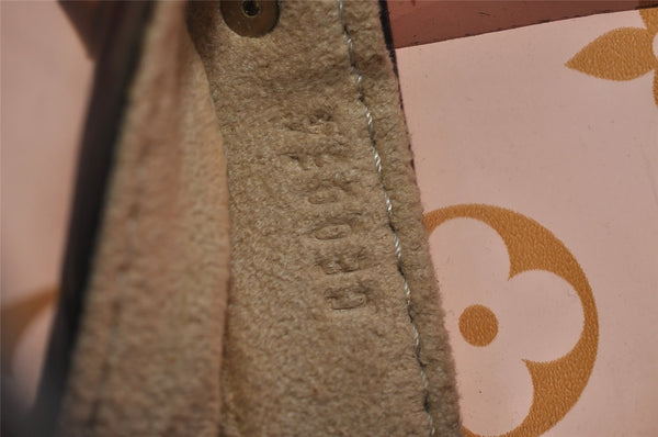 Auth Louis Vuitton Monogram Vinyl Neo Cabas Ambre MM Tote Bag M92504 LV 5395J