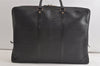 Authentic Louis Vuitton Epi Porte Documents Voyage Briefcase M59162 Black 5395K