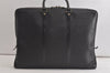 Authentic Louis Vuitton Epi Porte Documents Voyage Briefcase M59162 Black 5395K