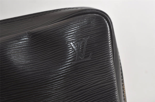 Authentic Louis Vuitton Epi Porte Documents Voyage Briefcase M59162 Black 5395K
