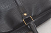 Authentic Louis Vuitton Epi Porte Documents Voyage Briefcase M59162 Black 5395K