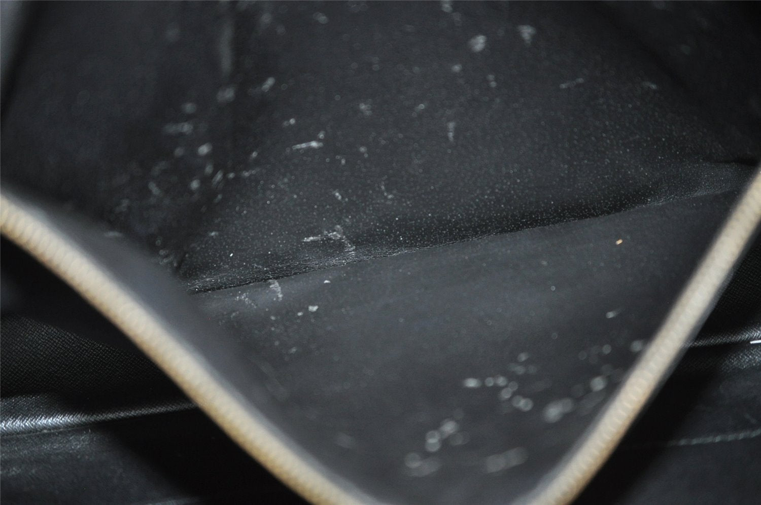 Authentic Louis Vuitton Epi Porte Documents Voyage Briefcase M59162 Black 5395K