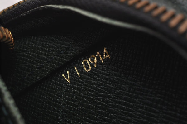 Authentic Louis Vuitton Taiga Baikal Clutch Bag Green M30184 LV 5396I