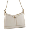 Authentic BURBERRY Vintage Leather Shoulder Hand Bag White 5397J