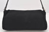 Authentic FENDI Vintage Shoulder Hand Bag Purse Jersey Leather Black Junk 5397K