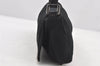 Authentic FENDI Vintage Shoulder Hand Bag Purse Jersey Leather Black Junk 5397K