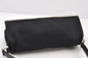 Authentic FENDI Vintage Shoulder Hand Bag Purse Jersey Leather Black Junk 5397K