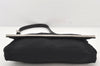 Authentic FENDI Vintage Shoulder Hand Bag Purse Jersey Leather Black Junk 5397K